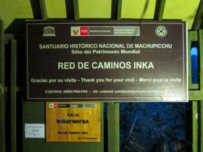 Inka Trail- Winay Wayna to Machu Picchu